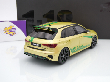 Preview: GT Spirit GT891 # AUDI S3 MTM Clubsport Baujahr 2022 " gelbmetallic-grün " 1:18