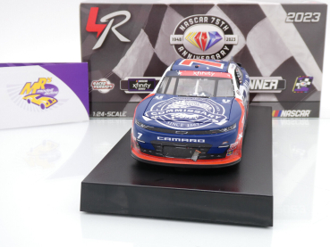 Preview: Lionel Racing WX72323UNMAGM # Chevrolet Camaro NASCAR Xfinity 2023 " Justin Allgaier - Unilever Military Salutes / Patriotic Charlotte Spring Race Winner " 1:24