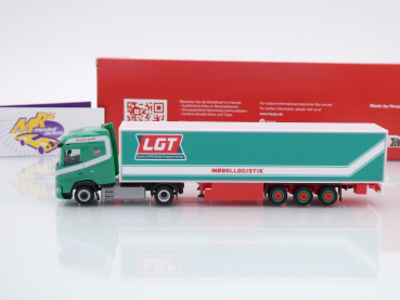 Preview: Herpa 317245 # DAF XG Koffer-Sattelzug " LGT Logistics AS (Dänemark) " 1:87