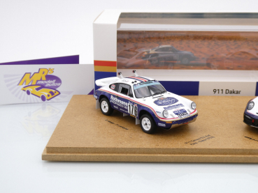 Preview: Spark WAP0201560PSET # 2er Set Porsche 911 Dakar & 953 Carrera 3.2 " Rothmans Design "  1:43