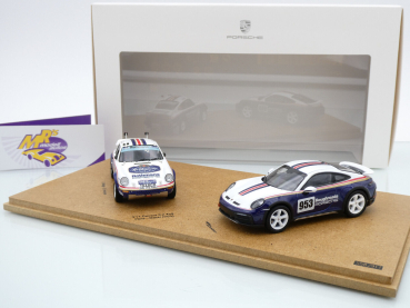 Preview: Spark WAP0201560PSET # 2er Set Porsche 911 Dakar & 953 Carrera 3.2 " Rothmans Design "  1:43