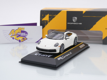 Minichamps WAP0200410SKAE # Porsche 911 (992) Carrera S Baujahr 2020 " weiß " 1:43