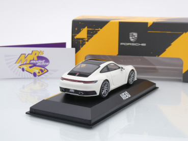 Preview: Minichamps WAP0200410SKAE # Porsche 911 (992) Carrera S Baujahr 2020 " weiß " 1:43