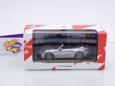 Preview: Minichamps WAP0200420SKAE # Porsche 911 (992) Carrera Cabrio Baujahr 2020 " silbermetallic " 1:43