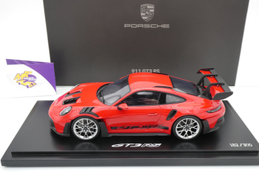 Preview: Spark WAP0211540P004 # Porsche 911 (992) GT3 RS Baujahr 2022 " indischrot " 1:18