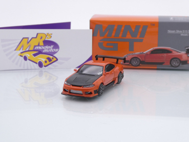 TSM MINI GT MGT00581-R # Nissan Silvia S15 D-MAX RHD " orangemetallic " 1:64