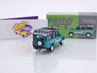 Preview: TSM MINI GT MGT00590-L # Land Rover Defender 110 Station Wagon LHD " grün " 1:64