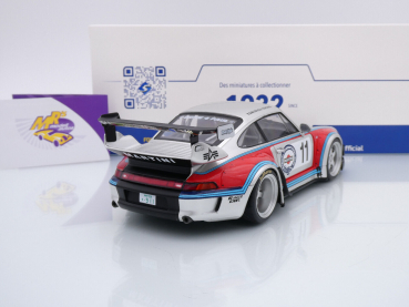 Preview: Solido S1808502 # Porsche 911 (993) RWB Baujahr 2020 " Kamiwaza - Martini " 1:18
