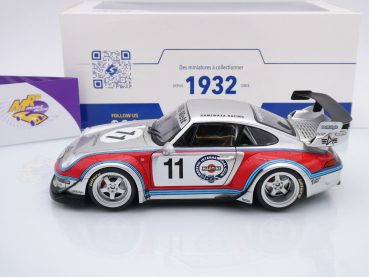 Preview: Solido S1808502 # Porsche 911 (993) RWB Baujahr 2020 " Kamiwaza - Martini " 1:18