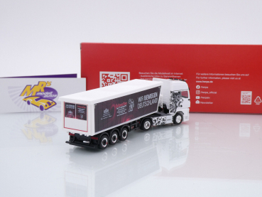 Preview: Herpa 317153 # MAN TGX GX Stöffelliner-Sattelzug " Scheufler Transporte " 1:87