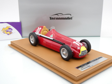 Tecnomodel TM18-253A # Alfa Romeo 158 Belgium F1 GP 1950 " Juan Manuel Fangio " 1:18