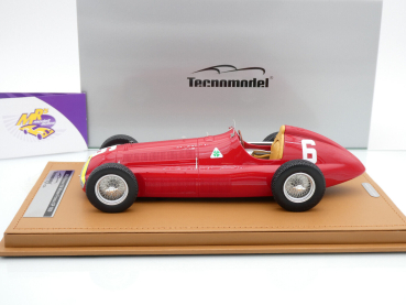 Preview: Tecnomodel TM18-253C # Alfa Romeo 158 France F1 GP 1950 " Juan Manuel Fangio " 1:18