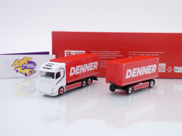 Herpa 317276 # Volvo FH GL Koffer-Hängerzug " Sascha Berthold - Denner " 1:87