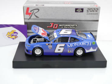 Preview: Lionel Racing NX62223MRDRV # Chevrolet Camaro NASCAR Xfinity 2022 " Ryan Vargas - Monarch Roofing Throwback " 1:24