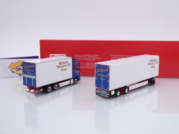 Preview: Herpa 317023 # Scania CS 20 HD Schwedenkombi " Rüttners Transport AB " 1:87