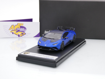 Look Smart LS523SA # Lamborghini Huracan STO Baujahr 2020 " Blu Aegeus " 1:43
