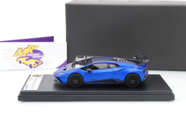 Preview: Look Smart LS523SA # Lamborghini Huracan STO Baujahr 2020 " Blu Aegeus " 1:43