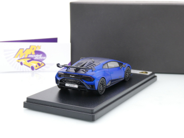 Preview: Look Smart LS523SA # Lamborghini Huracan STO Baujahr 2020 " Blu Aegeus " 1:43