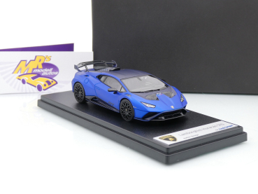 Preview: Look Smart LS523SA # Lamborghini Huracan STO Baujahr 2020 " Blu Aegeus " 1:43