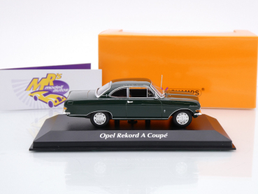 Preview: Maxichamps 940041020 # Opel Rekord A Coupe Baujahr 1962 " dunkelgrün " 1:43