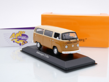 Maxichamps 940053001 # Volkswagen VW T2 Bus Baujahr 1972 " beige-braun " 1:43