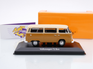 Preview: Maxichamps 940053001 # Volkswagen VW T2 Bus Baujahr 1972 " beige-braun " 1:43