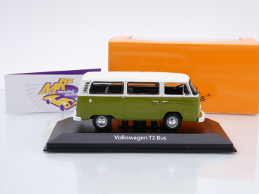 Preview: Maxichamps 940053000 # Volkswagen VW T2 Bus Baujahr 1972 " grün-weiß " 1:43