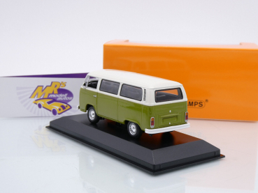 Preview: Maxichamps 940053000 # Volkswagen VW T2 Bus Baujahr 1972 " grün-weiß " 1:43
