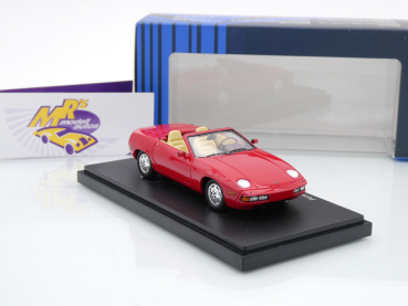Preview: Autocult Avenue 60107 # Porsche 928 Carelli Design Cabrio Baujahr 1981 " rot " 1:43