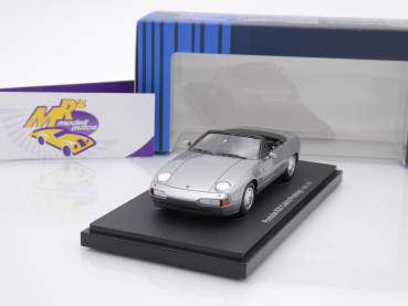 Autocult Avenue 60106 # Porsche 928 Carelli Design Cabrio Baujahr 1981 " silbermetallic " 1:43