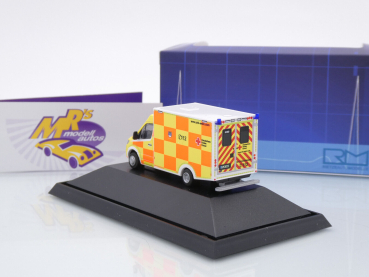 Preview: Rietze 76170 # Mercedes-Benz Was RTW 18 Einsatzwagen " DRK Wehr " 1:87 in PC-Box