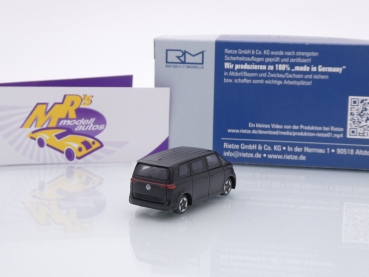 Preview: Rietze 21911 # Volkswagen ID.Buzz People Baujahr 2022 " schwarzmetallic " 1:87