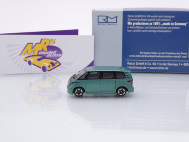 Preview: Rietze 21914 # Volkswagen ID.Buzz People Baujahr 2022 " Bay Leef Grün " 1:87