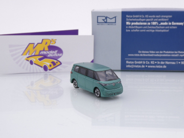 Preview: Rietze 21914 # Volkswagen ID.Buzz People Baujahr 2022 " Bay Leef Grün " 1:87