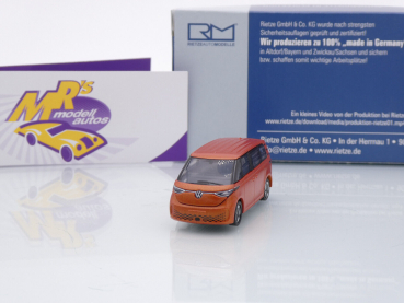 Rietze 21913 # Volkswagen ID.Buzz People Baujahr 2022 " Kupfer Orange " 1:87