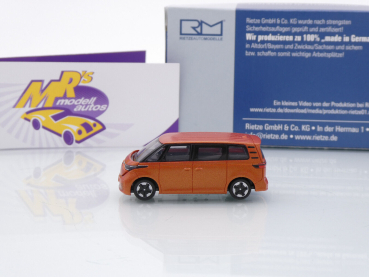 Preview: Rietze 21913 # Volkswagen ID.Buzz People Baujahr 2022 " Kupfer Orange " 1:87