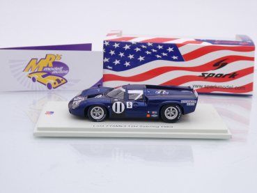 Preview: Spark US262 # Lola T70 Mk3 Nr.11 12h Sebring 1969 " Lothar Motschenbacher " 1:43