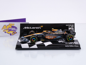 Preview: Minichamps 537226504 # McLaren MCL36 F1 Abu Dhabi GP 2022 " Lando Norris " 1:43