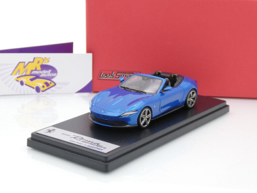 Look Smart LS549F # Ferrari Roma Spider Baujahr 2019 " blaumetallic ( Blu Corsa ) " 1:43