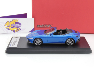 Preview: Look Smart LS549F # Ferrari Roma Spider Baujahr 2019 " blaumetallic ( Blu Corsa ) " 1:43