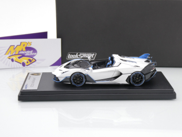 Preview: Look Smart LS518 # Lamborghini SC20 Baujahr 2020 " weiß-blau ( Shiny White ) " 1:43