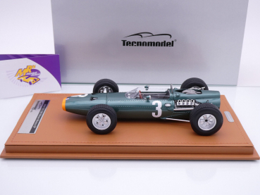 Preview: Tecnomodel TM18-177C # BRM P261 Nr.24 Formel 1 Monaco GP 1966 " Jackie Stewart " 1:18