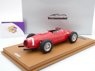 Preview: Tecnomodel TM18-299D # Ferrari 156 Dino Nr.7 Formel 2 Solitude GP 1960 " Wolfgang Graf Berghe von Trips " 1:18