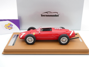 Preview: Tecnomodel TM18-299D # Ferrari 156 Dino Nr.7 Formel 2 Solitude GP 1960 " Wolfgang Graf Berghe von Trips " 1:18