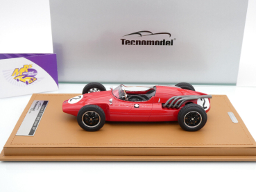 Preview: Tecnomodel TM18-298B # Cooper T51 Nr.2 Formel 1 Frankreich GP 1960 " Giulio Cabianca " 1:18