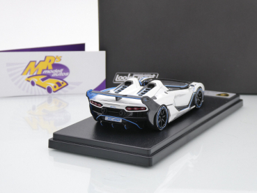 Preview: Look Smart LS518 # Lamborghini SC20 Baujahr 2020 " weiß-blau ( Shiny White ) " 1:43