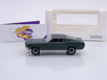 Preview: Norev 270583 # Ford Mustang Fastback Baujahr 1968 " dunkelgrünmetallic " 1:43