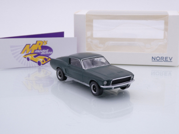 Preview: Norev 270583 # Ford Mustang Fastback Baujahr 1968 " dunkelgrünmetallic " 1:43