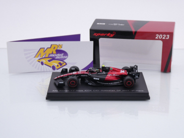 Preview: Sparky Y282 # Alfa Romeo C43 F1 #24 9th Australien GP 2023 " Guanyu Zhou " 1:64