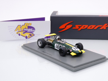 Preview: Spark S8311 # Brabham BT26 F1 Nr.18 Belgien GP 1968 " Jack Brabham " 1:43